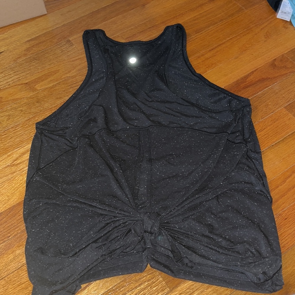 Heathered Dark Gray Lululemon tank